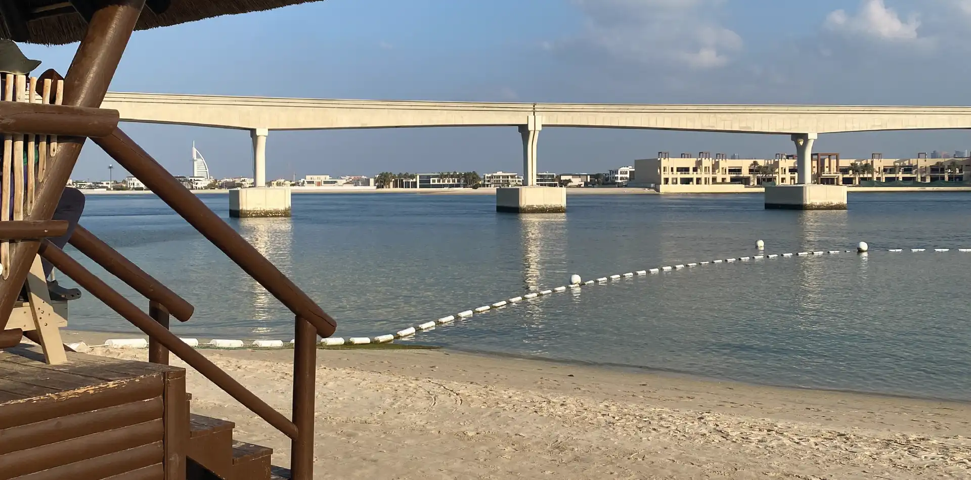 People safety booms installed at Atlantis The Palm to create safe swimming zones